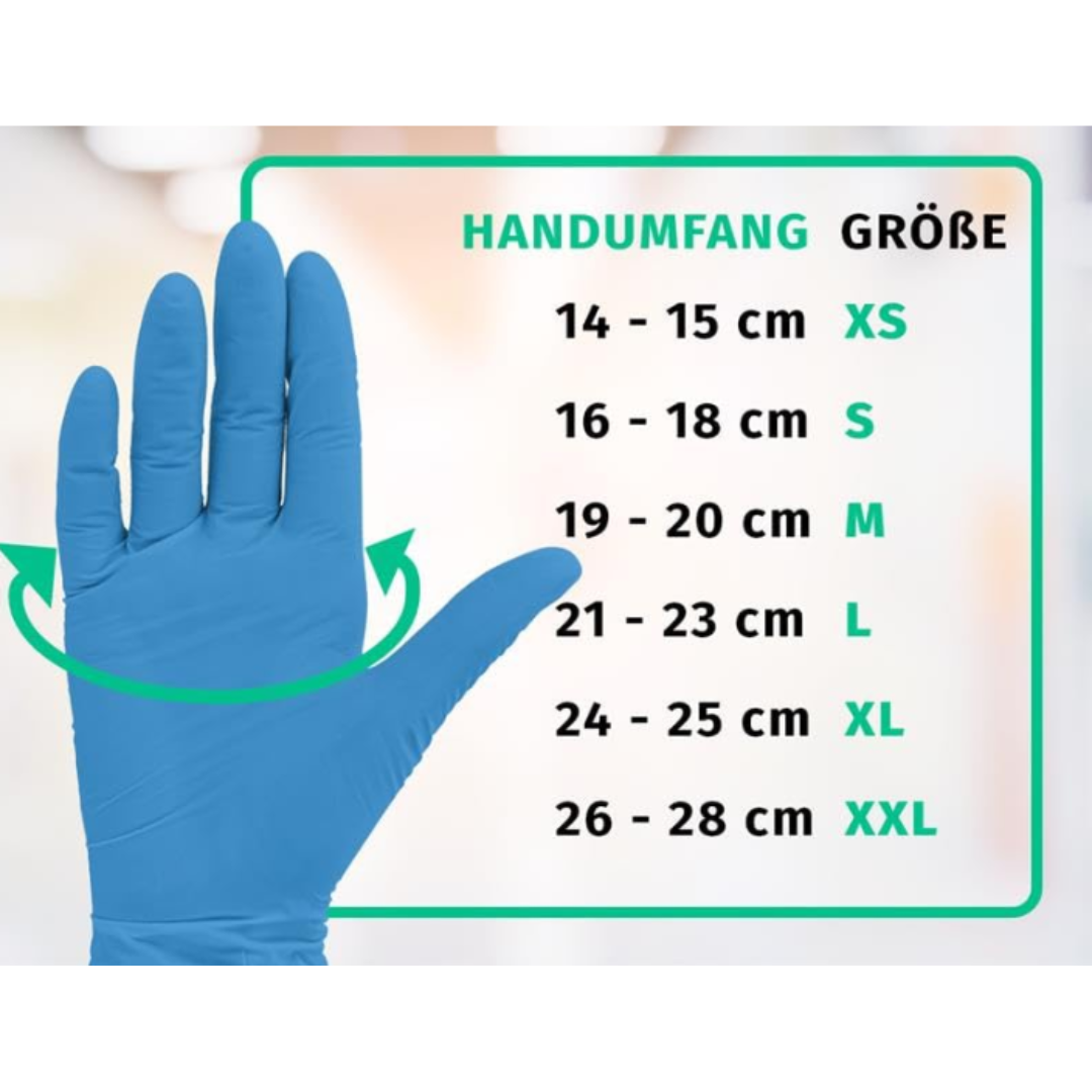 Guanti monouso in nitrile Brisa 100 pezzi.