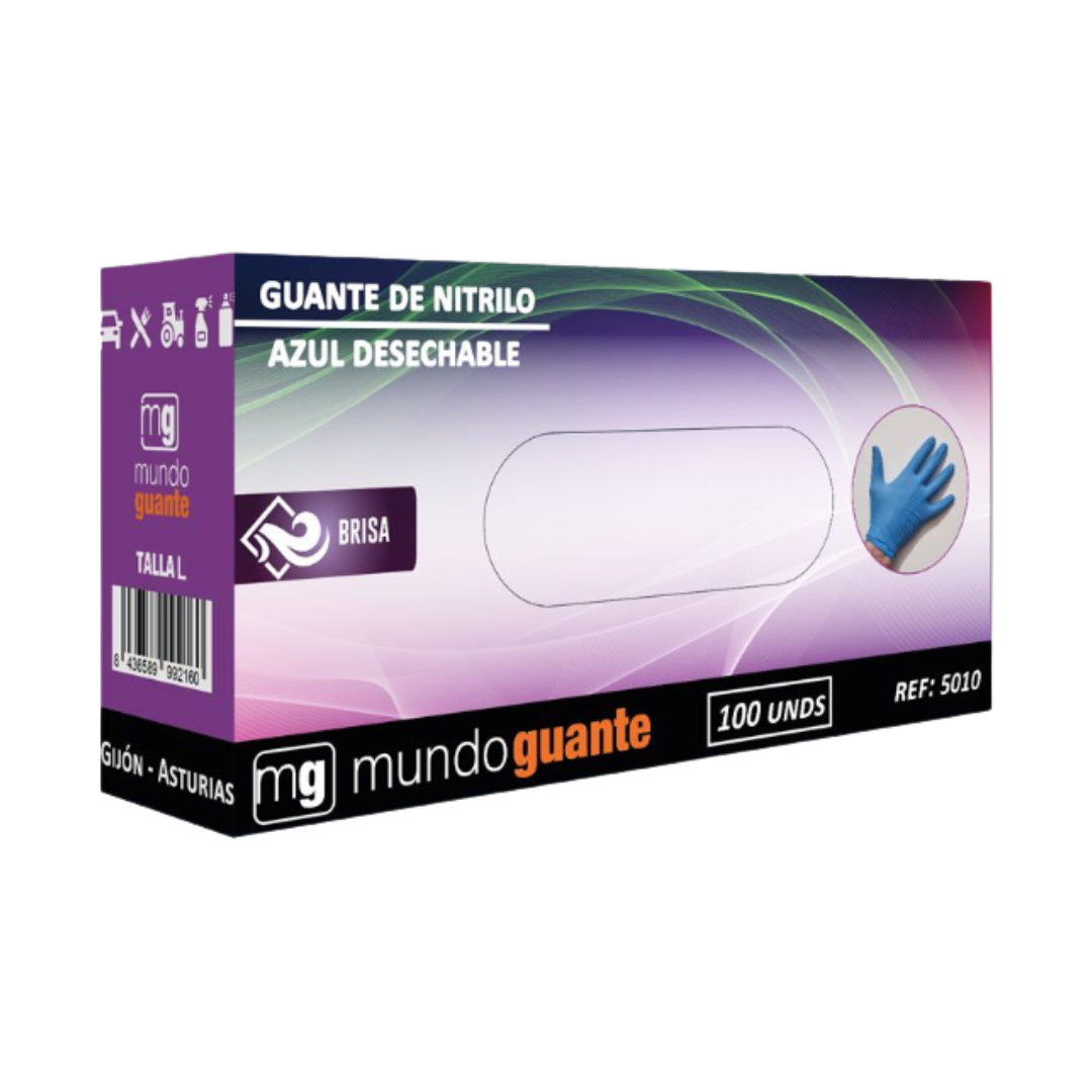 Guanti monouso in nitrile Brisa 100 pezzi.