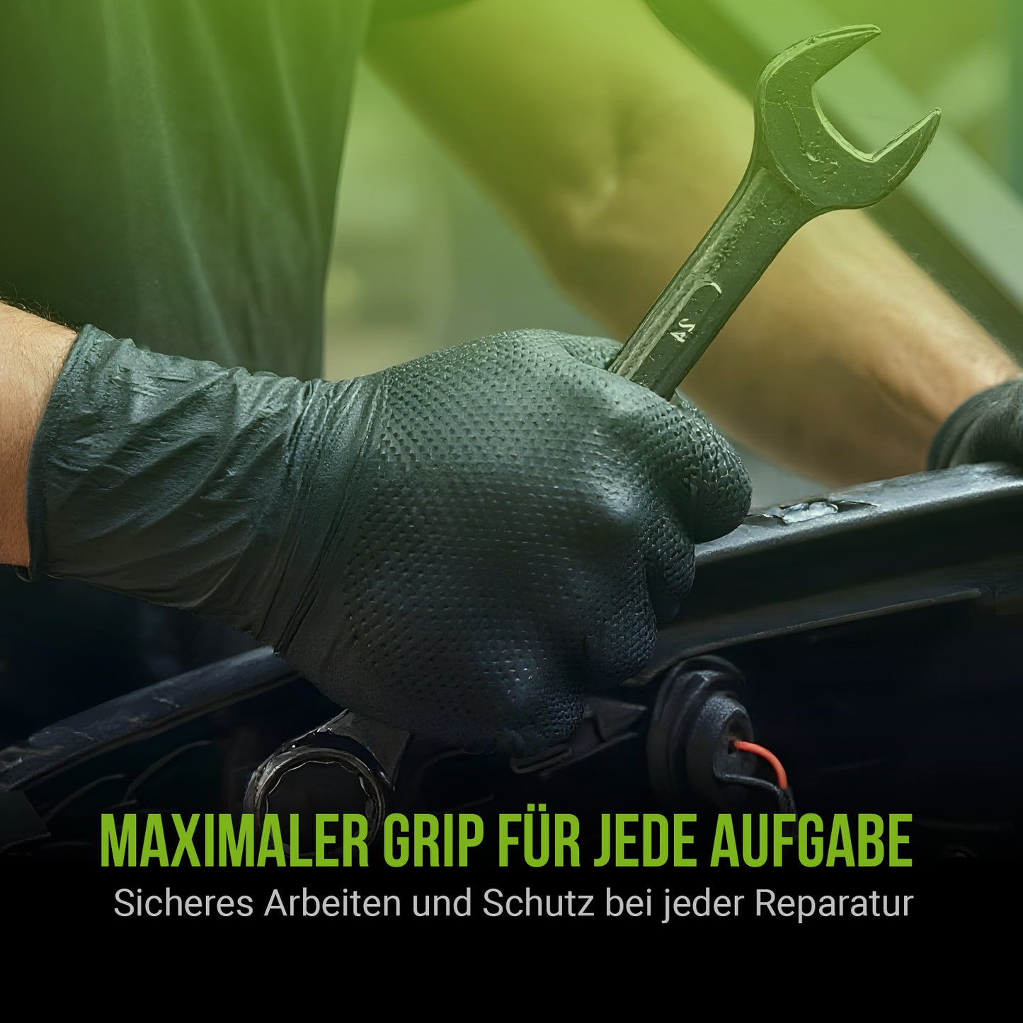 Dune Nitril Einweghandschuhe schwarz