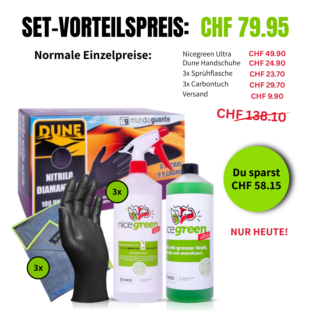 Nicegreen Max Set  All-Inclusive Reinigungspaket