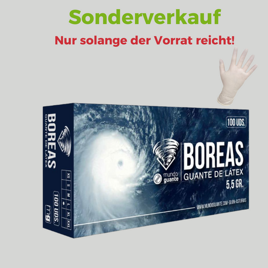 Boreas Latex Einweghandschuhe 100 Stk.