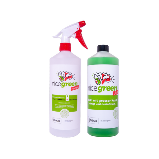 CleanPro Light Set - Nicegreen Ultra et flacon pulvérisateur