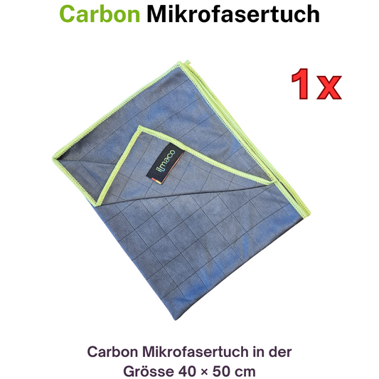 Carbon Mikrofasertuch 40 × 50 cm