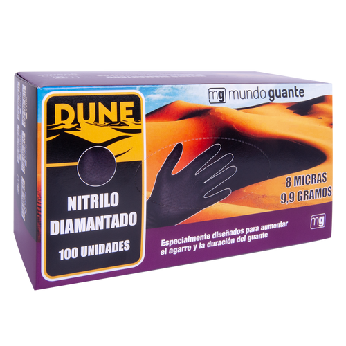 Dune Nitril Einweghandschuhe 100 Stk. - schwarz